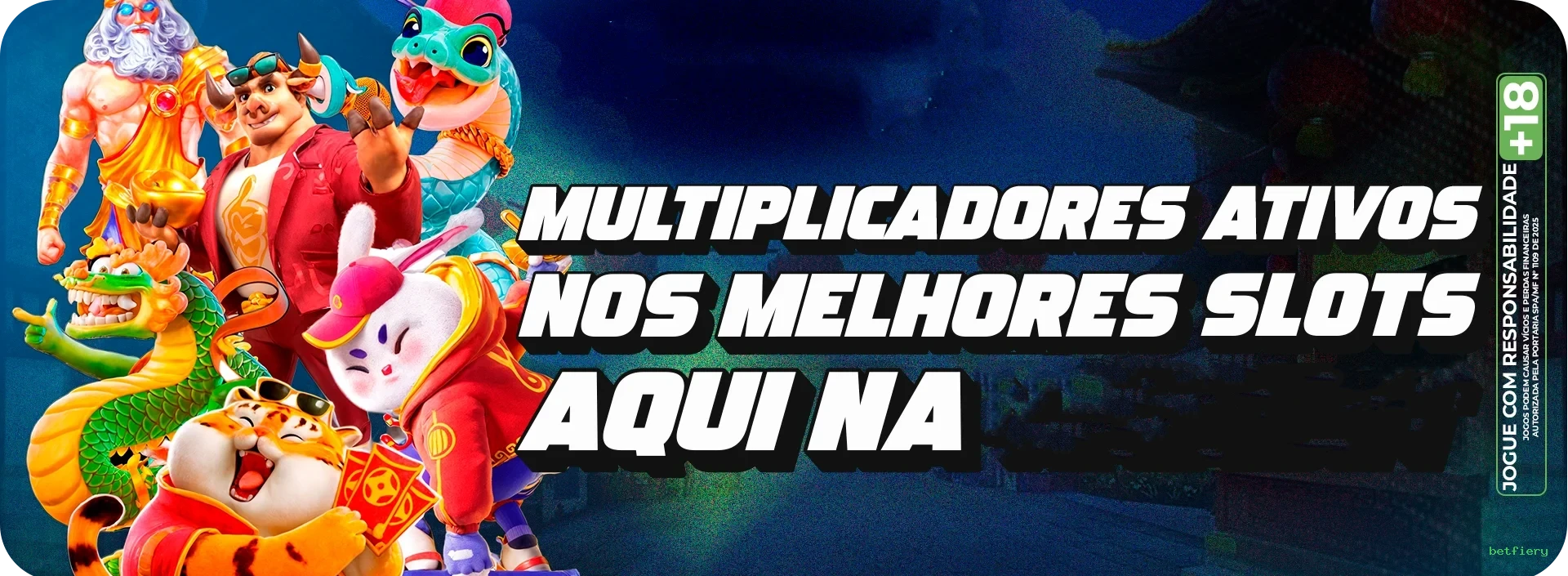 Aplicativo móvel betfiery para iOS e Android